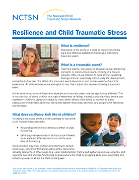 Resilience And Child Traumatic Stress | The National Child Traumatic ...