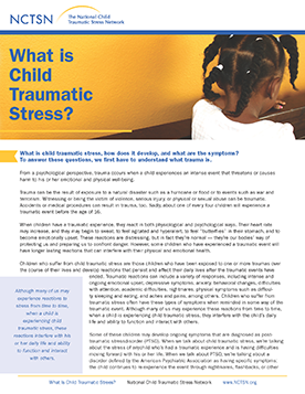 What Is Child Traumatic Stress? | The National Child Traumatic Stress ...